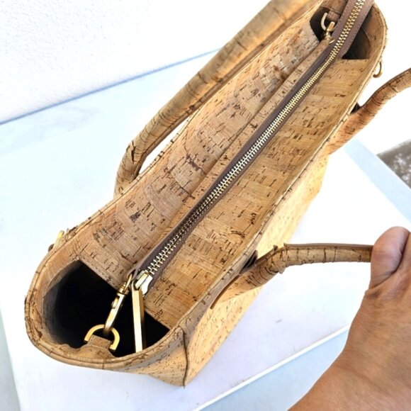 DAGNE DOVER - Limited Edition Tan Cork “Legend” Tote - Picture 4 of 13